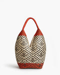 Mini Blue Straw Teapot Bag