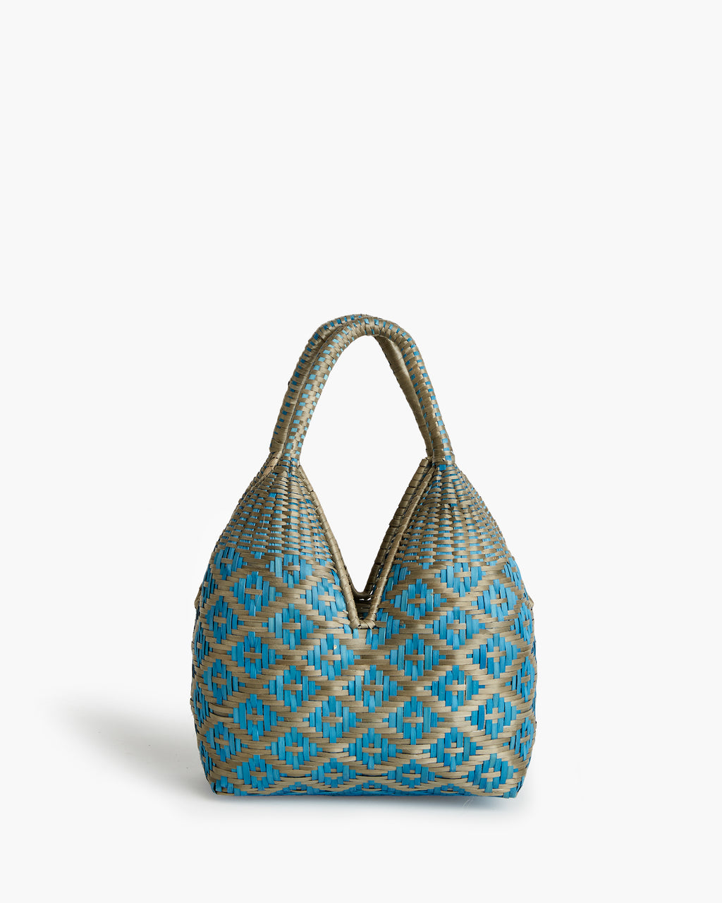 Mini Bolso dorado/Azul Paja Tetera