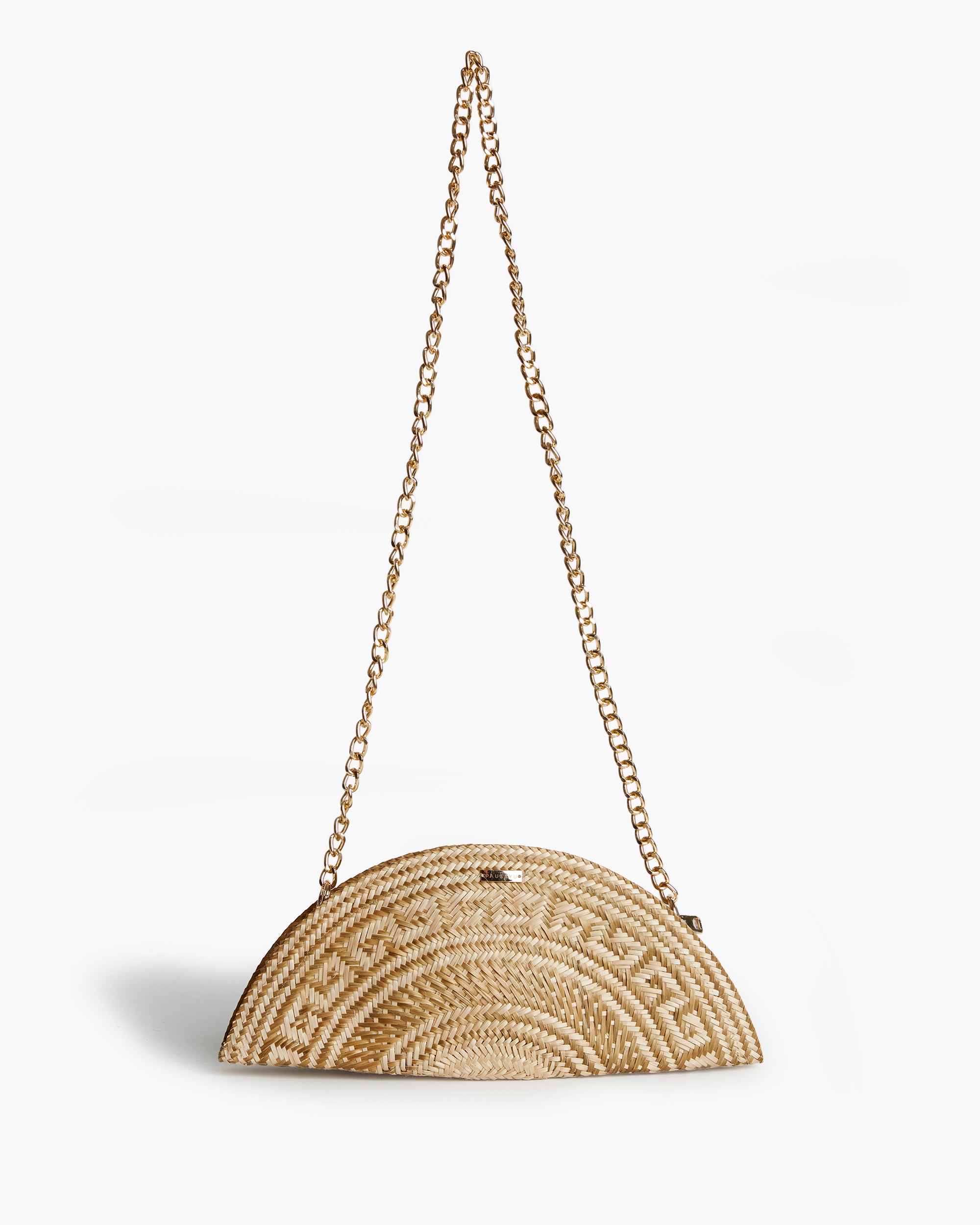 Gold Half Moon Bag