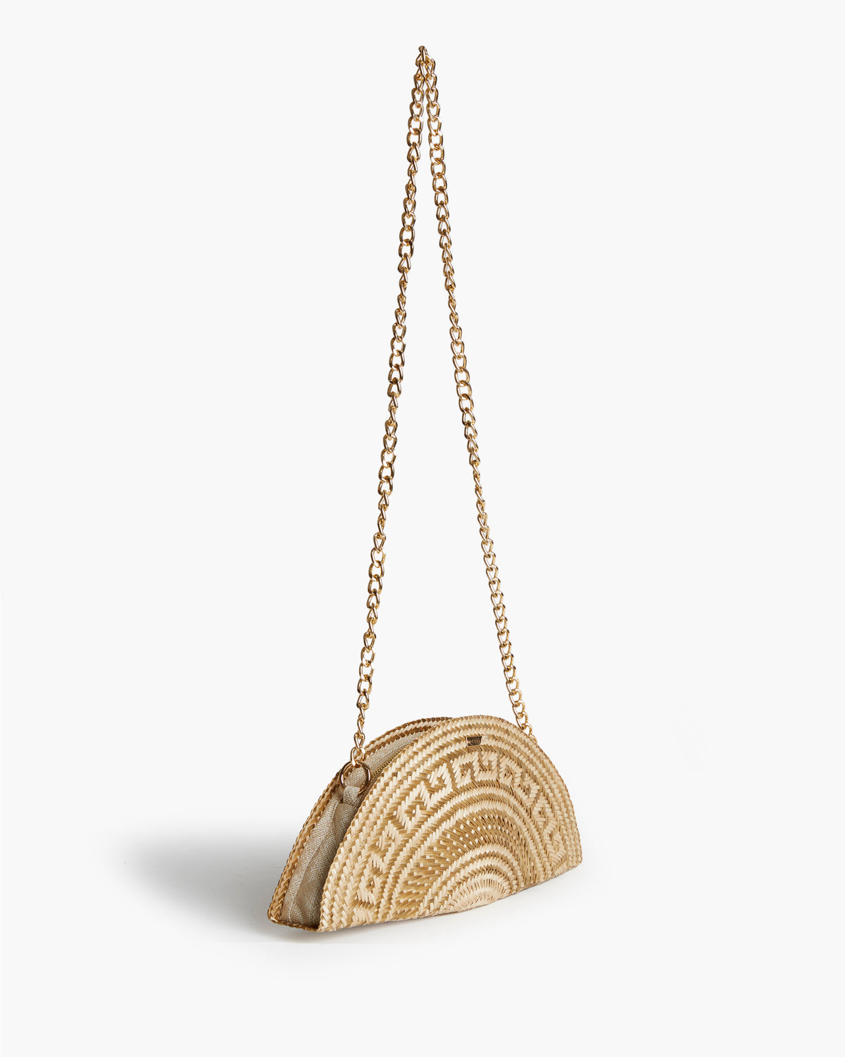 Gold Half Moon Bag