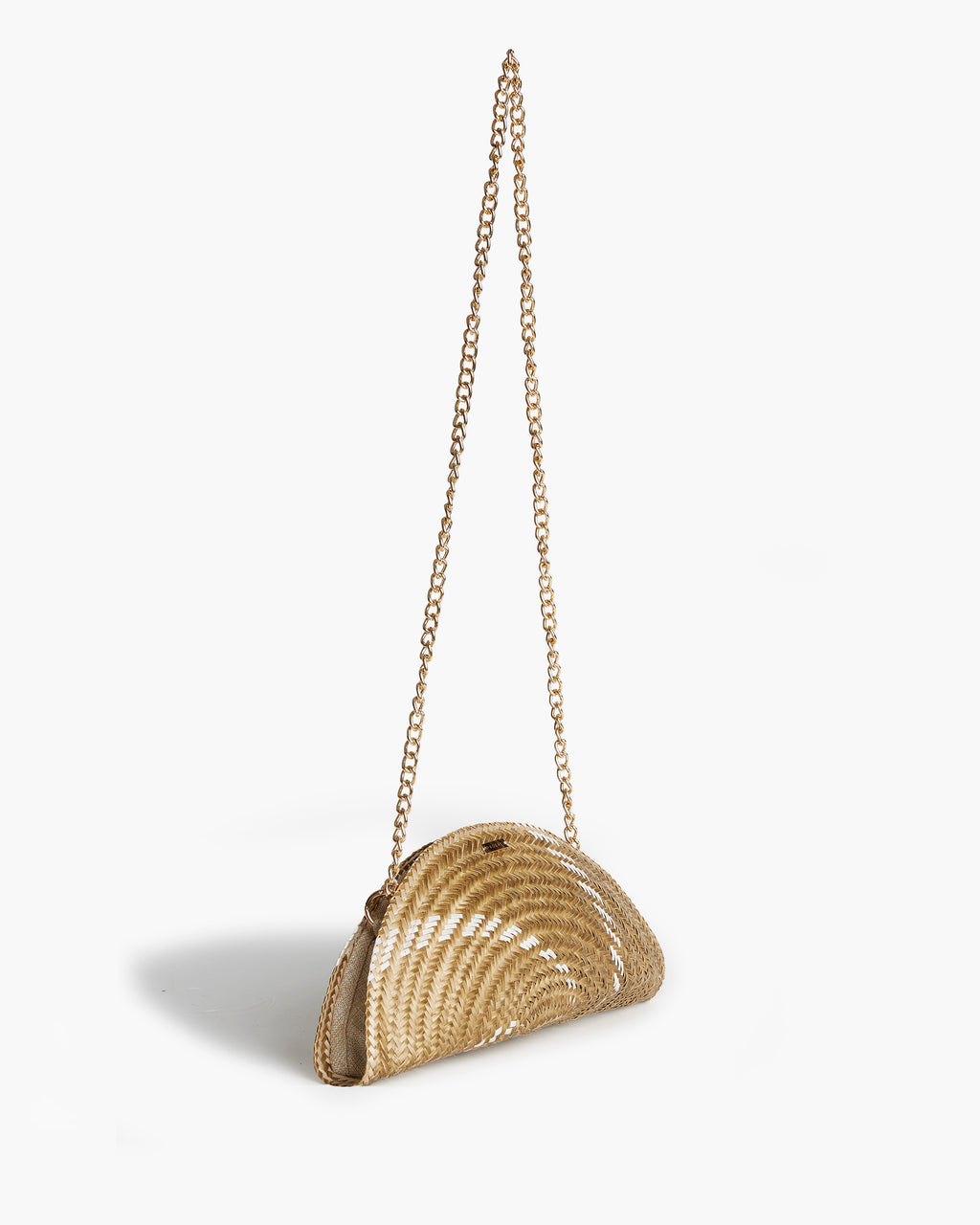 White Half Moon Bag