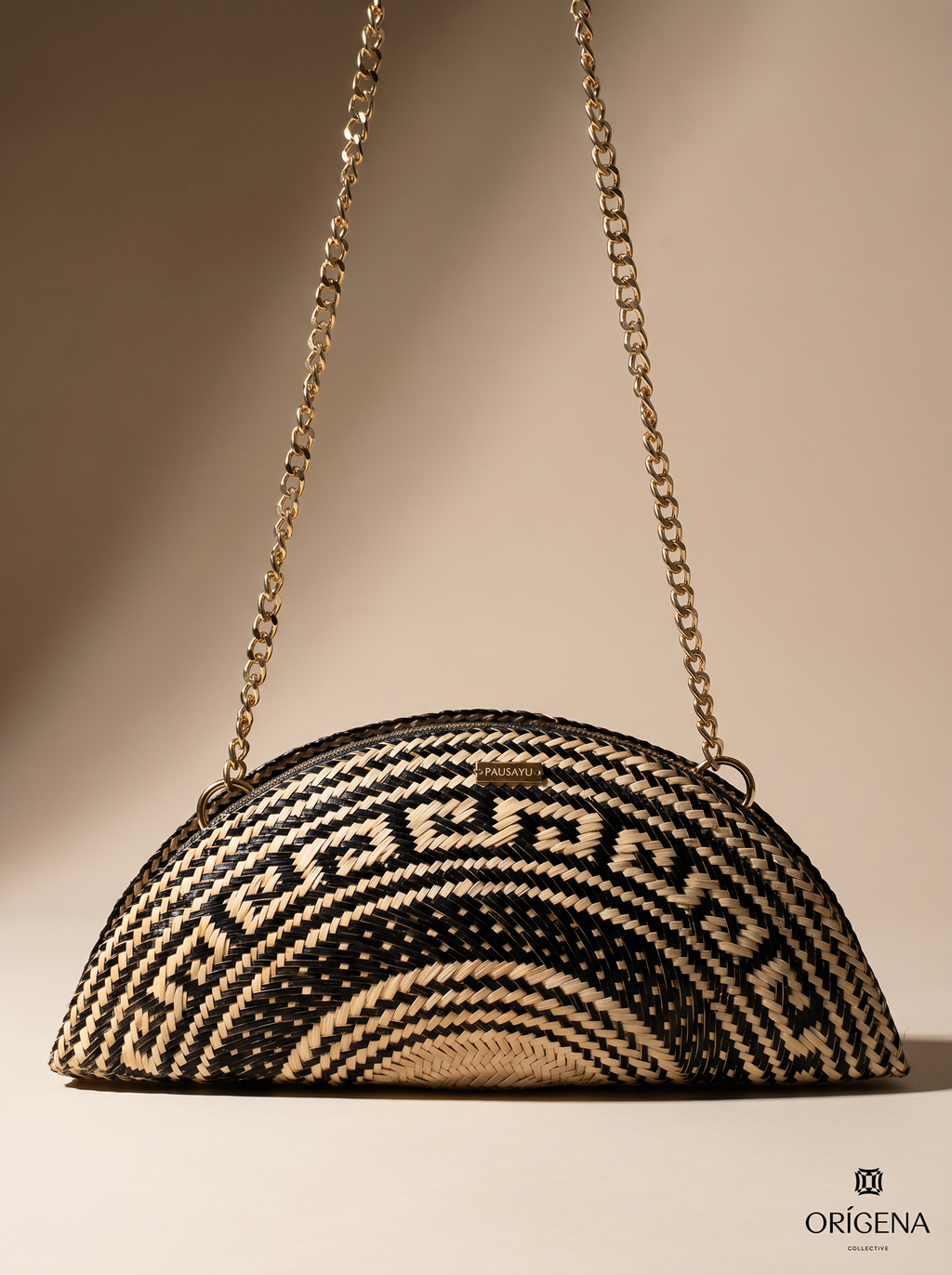 Clutch Semicircular PAUSAYU - Tejido Artesanal Colombiano