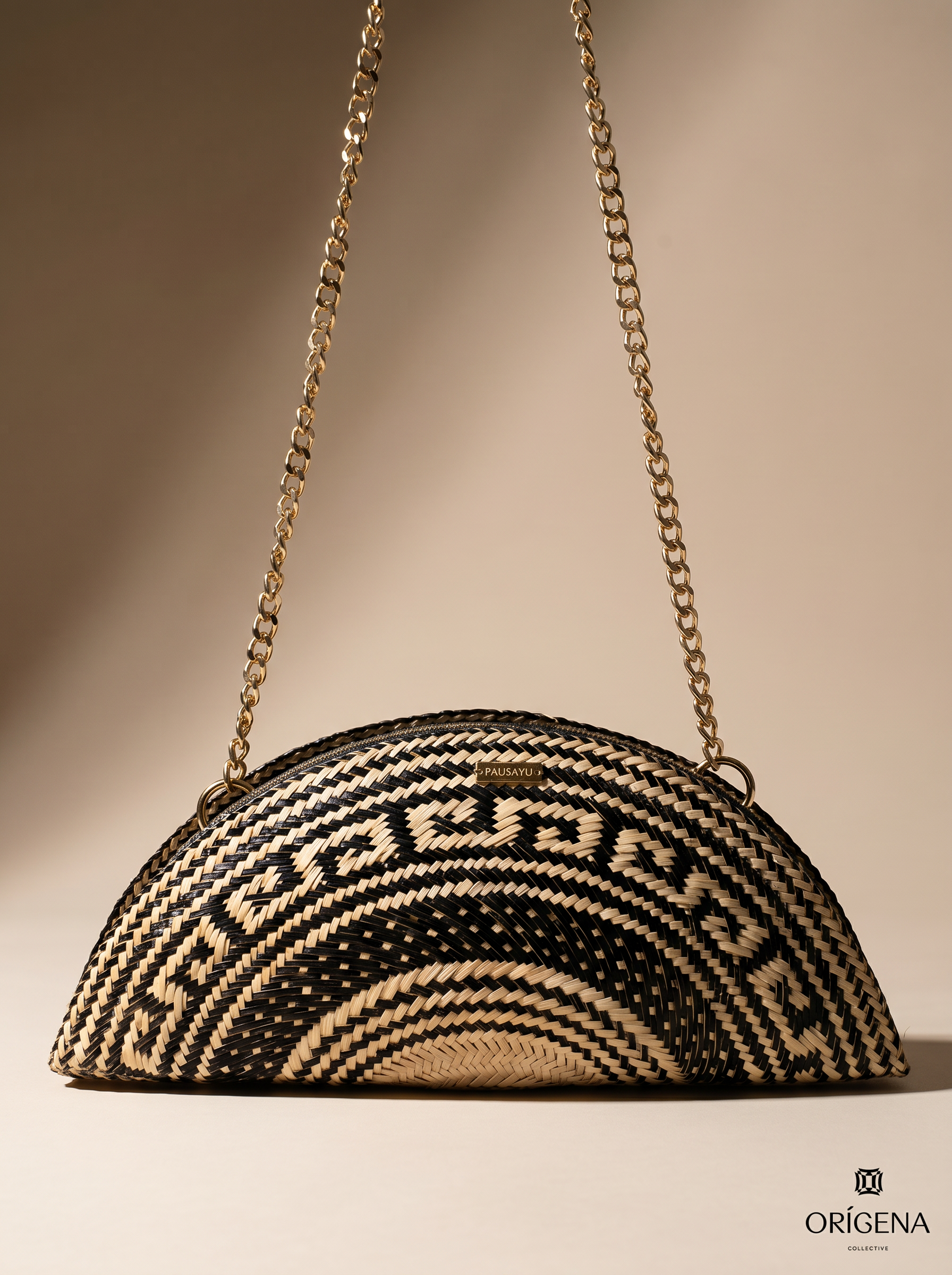 Clutch Semicircular PAUSAYU - Tejido Artesanal Colombiano