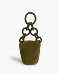 Olive Green Fringe Backpack