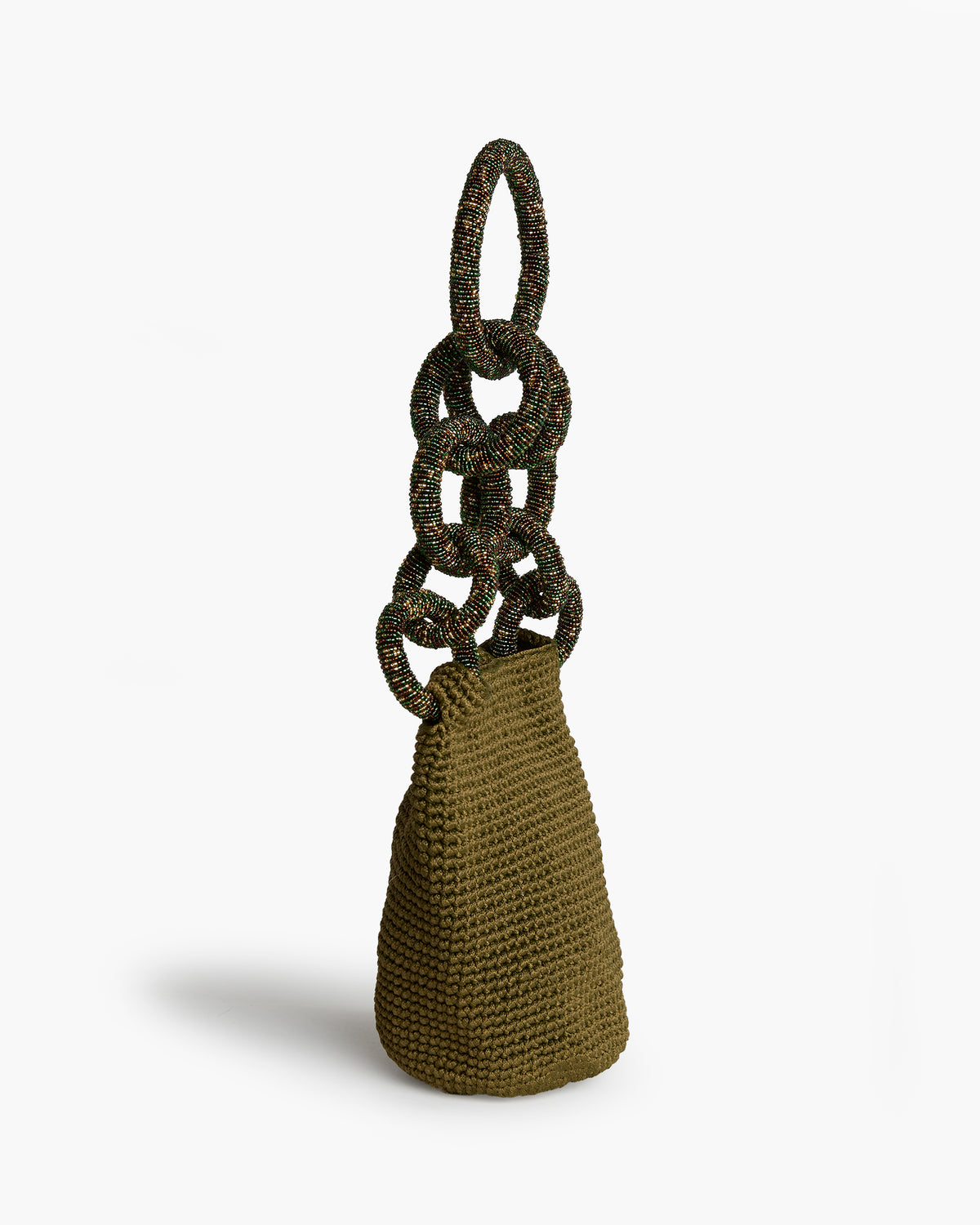 Olive Green Fringe Backpack