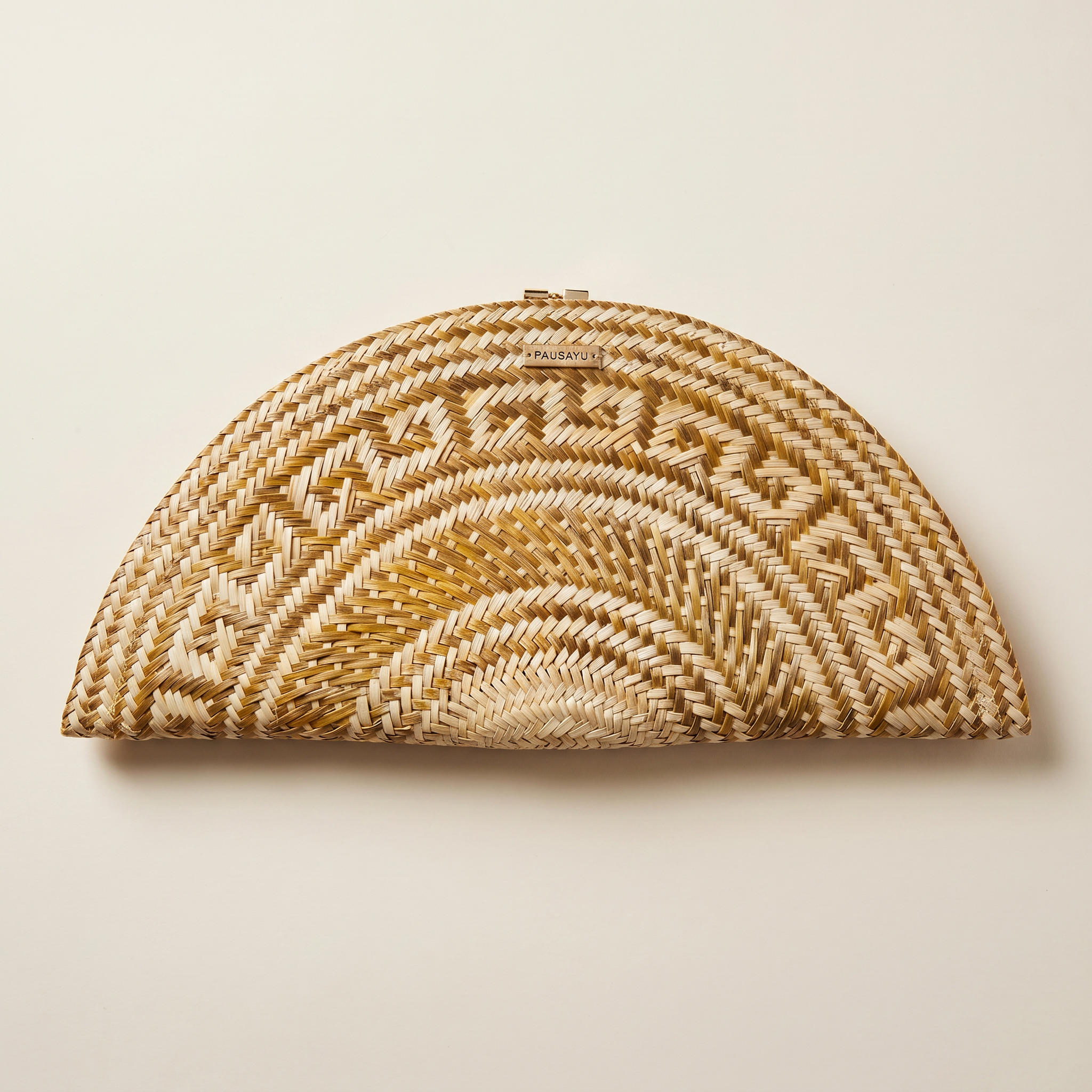 Bolso Media Luna Dorado