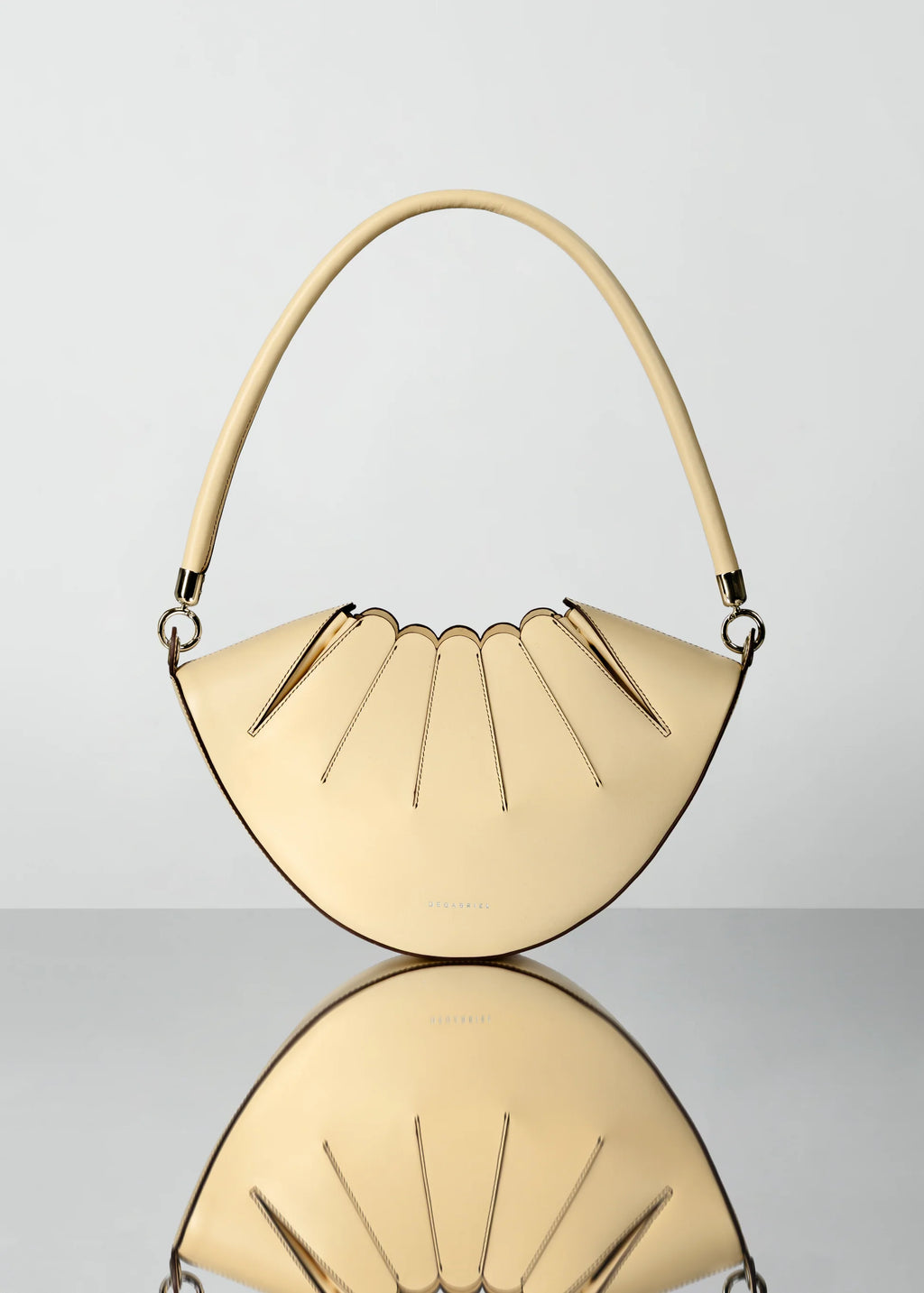 Mini Bolso dorado/Azul Paja Tetera